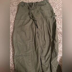 wild fable Olive Utility Pants with Contrast Stitching